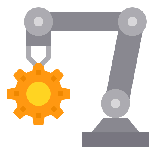 Robotic arm icon