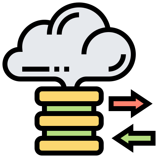 Cloud storage icon