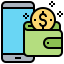 Digital wallet ícono 64x64