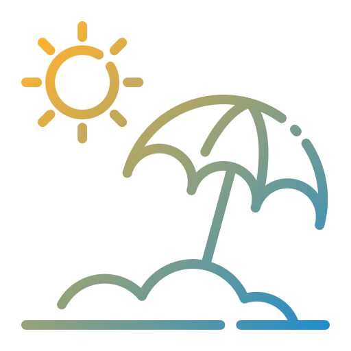 Sun umbrella icône