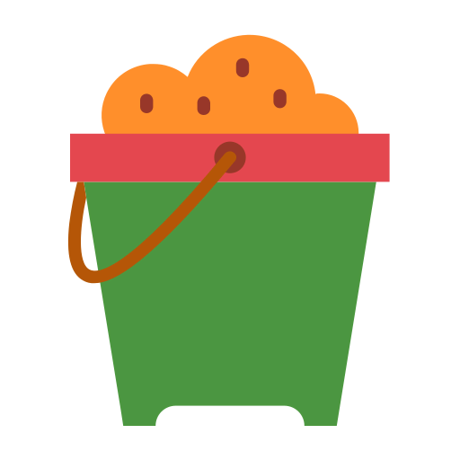 Sand bucket Symbol
