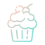 Cupcake ícono 64x64