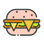 Cheese burger Ikona 64x64