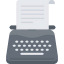 Typewriter ícono 64x64