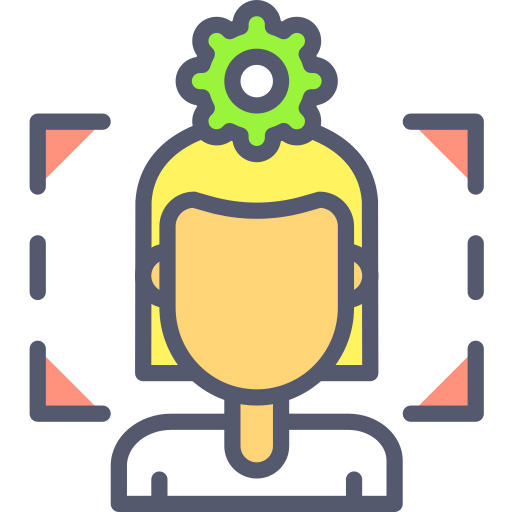 Face recognition icon
