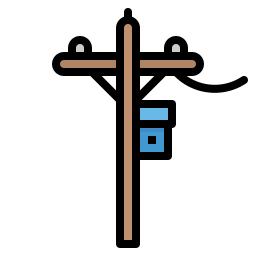 Electricity tower icon