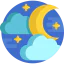 Cloudy night Symbol 64x64