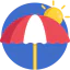 Зонт от солнца иконка 64x64
