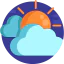 Cloudy night icon 64x64