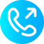 Outgoing call Symbol 64x64