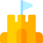 Sand castle icon 64x64