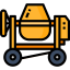 Concrete mixer icon 64x64