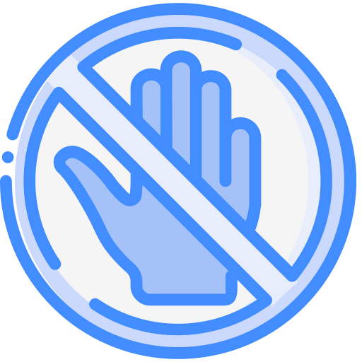 Do not touch 图标