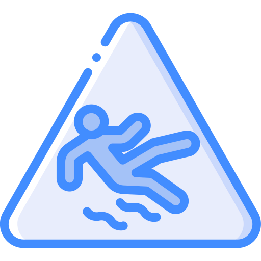 Wet floor icon