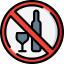 No alcohol icon 64x64