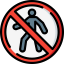 No tresspasing icon 64x64