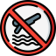 No diving icon 64x64