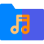 Music folder Symbol 64x64
