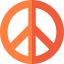 Peace symbol icon 64x64