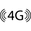 4G phone connection symbol ícono 64x64