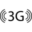 3G signal phone interface symbol icône 64x64