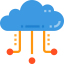 Cloud computing biểu tượng 64x64