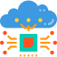 Cloud computing biểu tượng 64x64