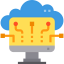 Cloud computing biểu tượng 64x64