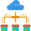 Cloud computing biểu tượng 64x64