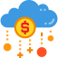 Cloud computing biểu tượng 64x64