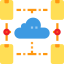 Cloud computing biểu tượng 64x64