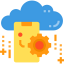 Cloud computing biểu tượng 64x64