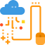 Cloud computing biểu tượng 64x64