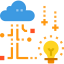 Cloud computing biểu tượng 64x64