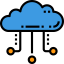 Cloud computing biểu tượng 64x64