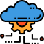 Cloud computing biểu tượng 64x64