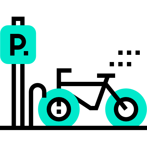 Bicycle parking icon