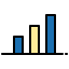 Bar chart 图标 64x64