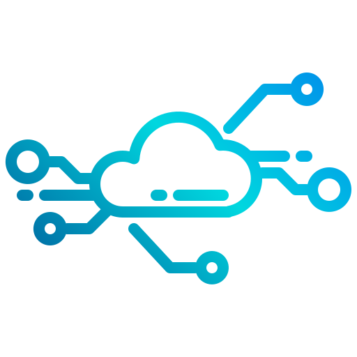 Cloud network icon