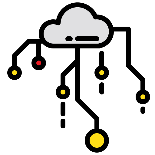 Cloud network icon
