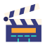 Clapperboard biểu tượng 64x64