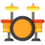 Drum set icon 64x64