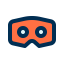 Virtual reality glasses іконка 64x64