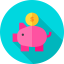Piggy bank ícone 64x64
