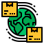 Global shipping ícone 64x64