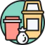 Garbage can icon 64x64