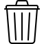 Мусорный бак иконка 64x64