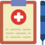 Medical file icon 64x64