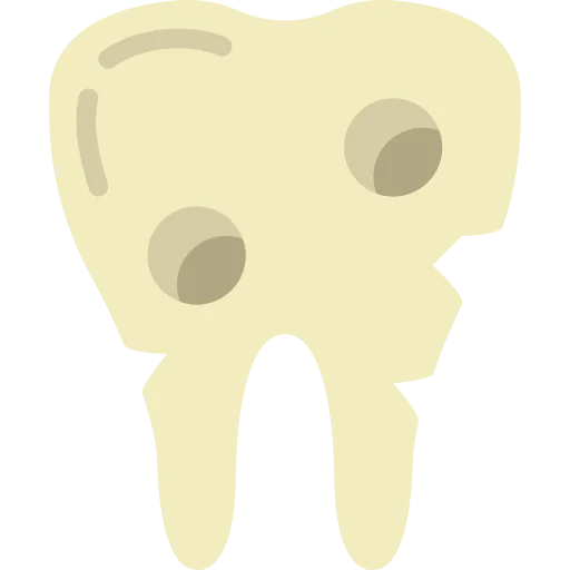 Broken tooth icône