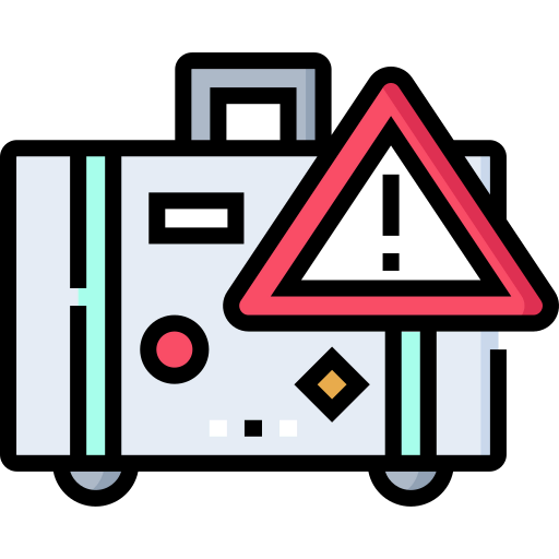 Travel warning icon